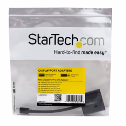 StarTech.com Mini DisplayPort to DVI Adapter - Mini DP to DVI-D Converter - 1080p Video - mDP or Thunderbolt 1/2 Mac/PC to DVI Monitor - Compact mDP 1.2 to DVI Single-Link Adapter Dongle - Additional view 4