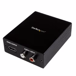 StarTech.com Component / VGA Video and Audio to HDMI Converter - PC to HDMI - 1920x1200, Black, 1920 x 1200 pixels, HDMI, VGA ...