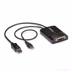 StarTech.com DisplayPort to DVI Dual Link Active Adapter - DisplayPort to DVI-D Adapter Video Converter 2560x1600 60Hz - DP 1.2 to DVI Monitor - USB Powered - Latching DP Connector - Additional view 6