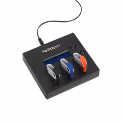 StarTech.com Standalone 1 to 2 USB Thumb Drive Duplicator and Eraser, Multiple USB Flash Drive Copier, System and File and Whole-Drive Copy at 1.5 GB/min, Single and 3-Pass Erase, LCD Display - Additional view 5