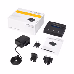 StarTech.com Standalone 1 to 2 USB Thumb Drive Duplicator and Eraser, Multiple USB Flash Drive Copier, System and File and Whole-Drive Copy at 1.5 GB/min, Single and 3-Pass Erase, LCD Display - Additional view 8