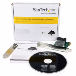 StarTech.com 4 Port PCI Express 2.0 SATA III 6Gbps RAID Controller Card with HyperDuo SSD Tiering - Additional view 5