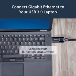 StarTech.com USB 3.0 to Gigabit Ethernet NIC Network Adapter – 10/100/1000 Mbps - Additional view 8