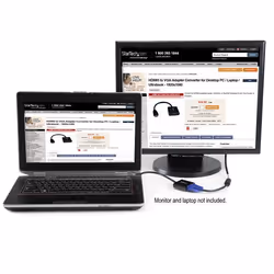 StarTech.com HDMI to VGA Adapter Converter for Desktop PC / Laptop / Ultrabook - 1920x1080 - Additional view 5