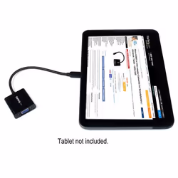 StarTech.com Micro HDMI to VGA Adapter Converter for Smartphones / Ultrabook / Tablet - 1920x1080 - Additional view 4