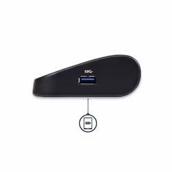 StarTech.com Dual-Monitor USB 3.0 Docking Station with HDMI & DVI/VGA~Dual Monitor USB 3.0 Laptop Docking Station with HDMI/DVI/VGA, 3x USB-A Hub, GbE, Audio, Universal Type-A Dock for Windows/macOS/ChromeOS - TAA Compliant - Additional view 5