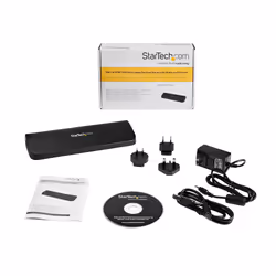 StarTech.com Dual-Monitor USB 3.0 Docking Station with HDMI & DVI/VGA~Dual Monitor USB 3.0 Laptop Docking Station with HDMI/DVI/VGA, 3x USB-A Hub, GbE, Audio, Universal Type-A Dock for Windows/macOS/ChromeOS - TAA Compliant - Additional view 6