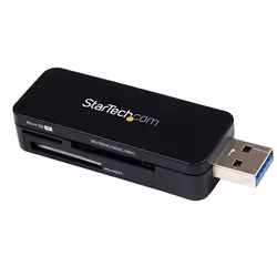 StarTech.com USB 3.0 External Flash Multi Media Memory Card Reader - SDHC MicroSD, MicroSD (TransFlash), microSDHC, miniSD, M ...