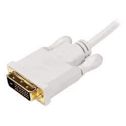 StarTech.com 6 ft Mini DisplayPort to DVI Adapter Converter Cable – Mini DP to DVI 1920x1200 - White