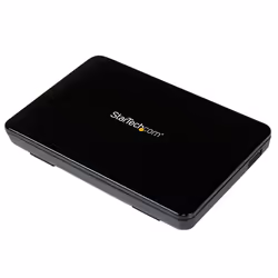 StarTech.com 2.5in USB 3.0 External SATA III SSD Hard Drive Enclosure with UASP – Portable External HDD, HDD/SSD enclosure, 2 ...