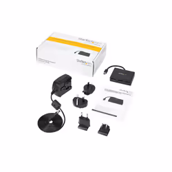 StarTech.com 3-Port Multi Monitor Adapter - Mini DisplayPort to DisplayPort MST Hub, Dual 4K 30Hz & 1x 1080p - Video Splitter for Extended Desktop Mode on Windows Only - mDP 1.2 to 3x DP - Additional view 4