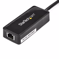 StarTech.com USB 3.0 to Gigabit Ethernet Adapter NIC w/ USB Port - Black - Additional view 5
