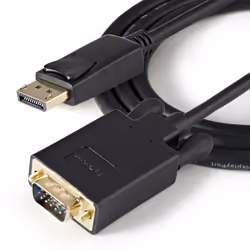 StarTech.com 3ft (1m) DisplayPort to VGA Cable - Active DisplayPort to VGA Adapter Cable - 1080p Video - DP to VGA Monitor Cable - DP 1.2 to VGA Converter - Latching DP Connector - Additional view 4