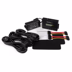 StarTech.com 1:1 Standalone Hard Drive Duplicator & Eraser, SATA HDD/SSD Disk Cloner & Eraser, LCD display, TAA Compliant, OS Independent - Additional view 7