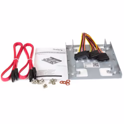 StarTech.com Dual 2.5" to 3.5" HDD Bracket for SATA Hard Drives - 2 Drive 2.5" to 3.5" Bracket for Mounting Bay - Additional view 6