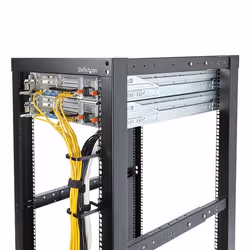 StarTech.com 1U Vertical Server Rack Cable Management D-Ring Hook - 2.2x3.9in (5.7x10cm) - Additional view 4