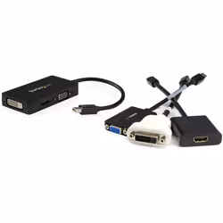 StarTech.com Travel A/V Adapter: 3-in-1 Mini DisplayPort to VGA DVI or HDMI Converter - Additional view 5