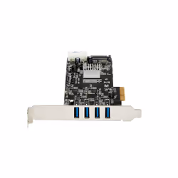 StarTech.com 4 Port USB 3.0 PCIe Card w/ 4 Dedicated 5Gbps Channels (USB 3.1 Gen 1) - UASP - SATA / LP4 Power - PCI Express Adapter Card - Additional view 8