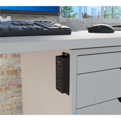 StarTech.com 4 Port USB 3.0 Hub plus 3 Dedicated USB Charging Ports (2 x 1A & 1 x 2A) - Wall Mountable Metal Enclosure~4 Port USB 3.0 Hub (5Gbps) plus 3 Dedicated USB Charging Ports (2 x 1A & 1 x 2A) - Wall Mountable Metal Enclosure - Additional view 4