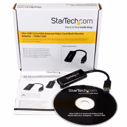 StarTech.com USB 3.0 to VGA Adapter, USB to VGA Monitor Converter for Windows, Slim (no support for macOS/ChromeOS/Linux) - TAA - Additional view 4