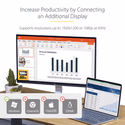 StarTech.com USB 3.0 to HDMI Adapter, USB to HDMI Monitor Converter for Windows, 1080P (no support for macOS/ChromeOS/Linux) - TAA - Additional view 6