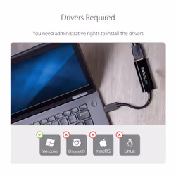 StarTech.com USB 3.0 to HDMI Adapter, USB to HDMI Monitor Converter for Windows, 1080P (no support for macOS/ChromeOS/Linux) - TAA - Additional view 8