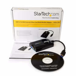 StarTech.com USB 3.0 to VGA External Video Card Multi Monitor Adapter for Mac and PC, External USB 3.0 VGA Graphics Card - being replaced by USB2VGAPRO2 - Additional view 5