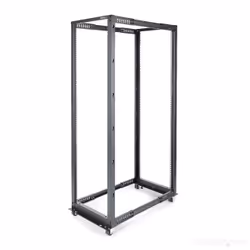 StarTech.com 4-Post 42U Mobile Open Frame Server Rack, Four Post 19" Network Rack with Wheels, Rolling Rack with Adjustable Depth for Computer/AV/Data/IT Equipment - Casters, Leveling Feet or Floor Mounting - Additional view 8