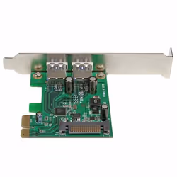 StarTech.com 2 Port PCI Express (PCIe) SuperSpeed USB 3.0 Card Adapter with UASP - SATA Power - Additional view 4