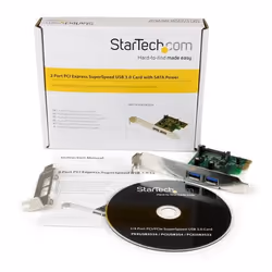 StarTech.com 2 Port PCI Express (PCIe) SuperSpeed USB 3.0 Card Adapter with UASP - SATA Power - Additional view 5