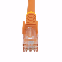 StarTech.com 3m CAT6 Ethernet Cable - Orange CAT 6 Gigabit Ethernet Wire -650MHz 100W PoE RJ45 UTP Network/Patch Cord Snagless w/Strain Relief Fluke Tested/Wiring is UL Certified/TIA - Additional view 4