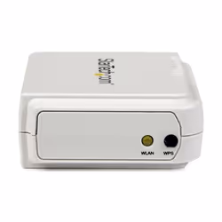 StarTech.com 1 Port USB Wireless N Network Print Server with 10/100 Mbps Ethernet Port - 802.11 b/g/n, Windows 10, Windows 10 ...