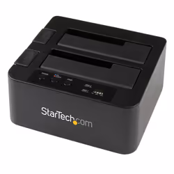 StarTech.com Dual Bay Hard Drive Duplicator, Standalone USB 3.0 (5 Gbps) / eSATA to 2.5/3.5" SATA III HDD/SSD Cloner/Copier, Hard Drive Docking Station, Hard Disk Cloner - Additional view 5