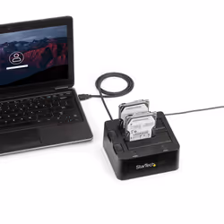StarTech.com Dual-Bay USB 3.0 to SATA Hard Drive Docking Station, USB Hard Drive Dock, External 2.5/3.5" SATA I/II/III SSD/HDD Docking Station, Hot-Swap Hard Drive Bay, Top-Loading - Additional view 6