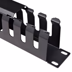 StarTech.com Horizontal 1U Server Rack Cable Management Finger Duct w/ Cover - 19" Network Rack Wire Duct Raceway Panel - Slotted Wire Duct - Additional view 5