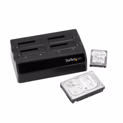 StarTech.com 4-Bay USB 3.0 to SATA Hard Drive Docking Station, USB Hard Drive Dock, External 2.5/3.5" SATA III SSD/HDD Docking Station, Hot-Swap Hard Drive Bay, Top-Loading - Additional view 4