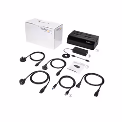 StarTech.com 4-Bay USB 3.0 to SATA Hard Drive Docking Station, USB Hard Drive Dock, External 2.5/3.5" SATA III SSD/HDD Docking Station, Hot-Swap Hard Drive Bay, Top-Loading - Additional view 7