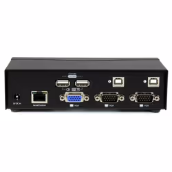 StarTech.com 2 Port USB VGA KVM Switch with DDM Fast Switching Technology and Cables