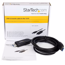 StarTech.com USB 3.0 Data Transfer Cable for Mac and Windows~USB 3.0 Data Transfer Cable for Mac and Windows, 2m (6ft) - Additional view 4
