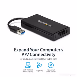 StarTech.com USB 3.0 to DisplayPort Adapter - DisplayLink Certified - 4K 30Hz - Additional view 7