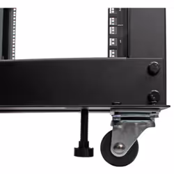 StarTech.com 4-Post 25U Mobile Open Frame Server Rack, Four Post 19in Network Rack with Wheels, Rolling Rack with Adjustable Depth for Computer/AV/Data/IT Equipment - Casters, Leveling Feet or Floor Mounting - Additional view 6