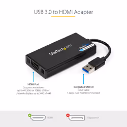 StarTech.com USB 3.0 to HDMI Adapter - 4K 30Hz Ultra HD - DisplayLink Certified - USB Type-A to HDMI Display Adapter Converter for Monitor - External Video & Graphics Card - Mac & Windows - Additional view 7