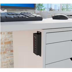 StarTech.com 7-Port USB 3.0 Hub - Desktop or Wall-Mountable Metal Enclosure~7-Port USB 3.0 Hub (5Gbps) - Desktop or Wall-Mountable Metal Enclosure - Additional view 4