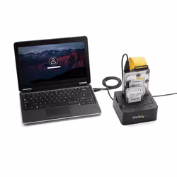 StarTech.com Dual-Bay USB 3.0 to SATA and IDE Hard Drive Docking Station, USB Hard Drive Dock, External 2.5/3.5" SATA I/II/III and IDE (40 pin) SSD/HDD Docking Station, Hot-Swap Hard Drive Bays, Top-Loading - Additional view 4