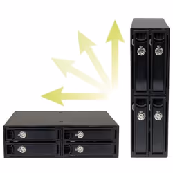 StarTech.com 4-bay mobile rack backplane for 2.5in SATA/SAS drives - Additional view 6