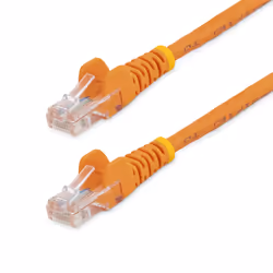 StarTech.com Cat5e Patch Cable with Snagless RJ45 Connectors - 3m, Orange, 3 m, Cat5e, U/UTP (UTP), RJ-45, RJ-45, Orange