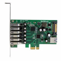 StarTech.com 7-Port PCI Express USB 3.0 Card - Standard and Low-Profile Design - Additional view 4