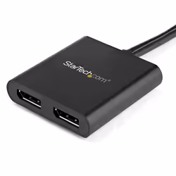 StarTech.com 2-Port Multi Monitor Adapter - DisplayPort 1.2 MST Hub - Dual 4K 30Hz or 1080p - USB Bus Powered - Video Splitter for Extended Desktop Mode on Windows PCs Only - DP to 2x DP - Additional view 7