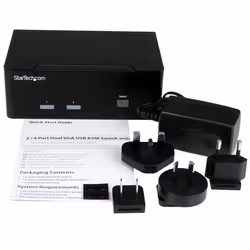 StarTech.com 2-port KVM switch with dual VGA - USB 2.0 - Additional view 4