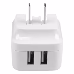 StarTech.com Dual-port USB wall charger - international travel - 17W/3.4A - white - Additional view 4